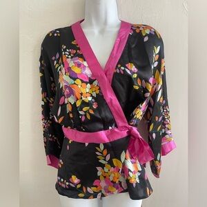 Boston Proper 100% silk kimono top